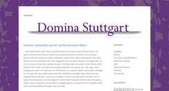 Desktop Screenshot of domina-stuttgart.com